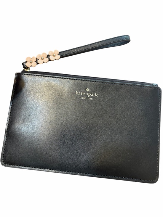 kate spade Handbags - Kate Spade Felicity Floral Applique Leather Eli Wristlet, Black $89 Retail